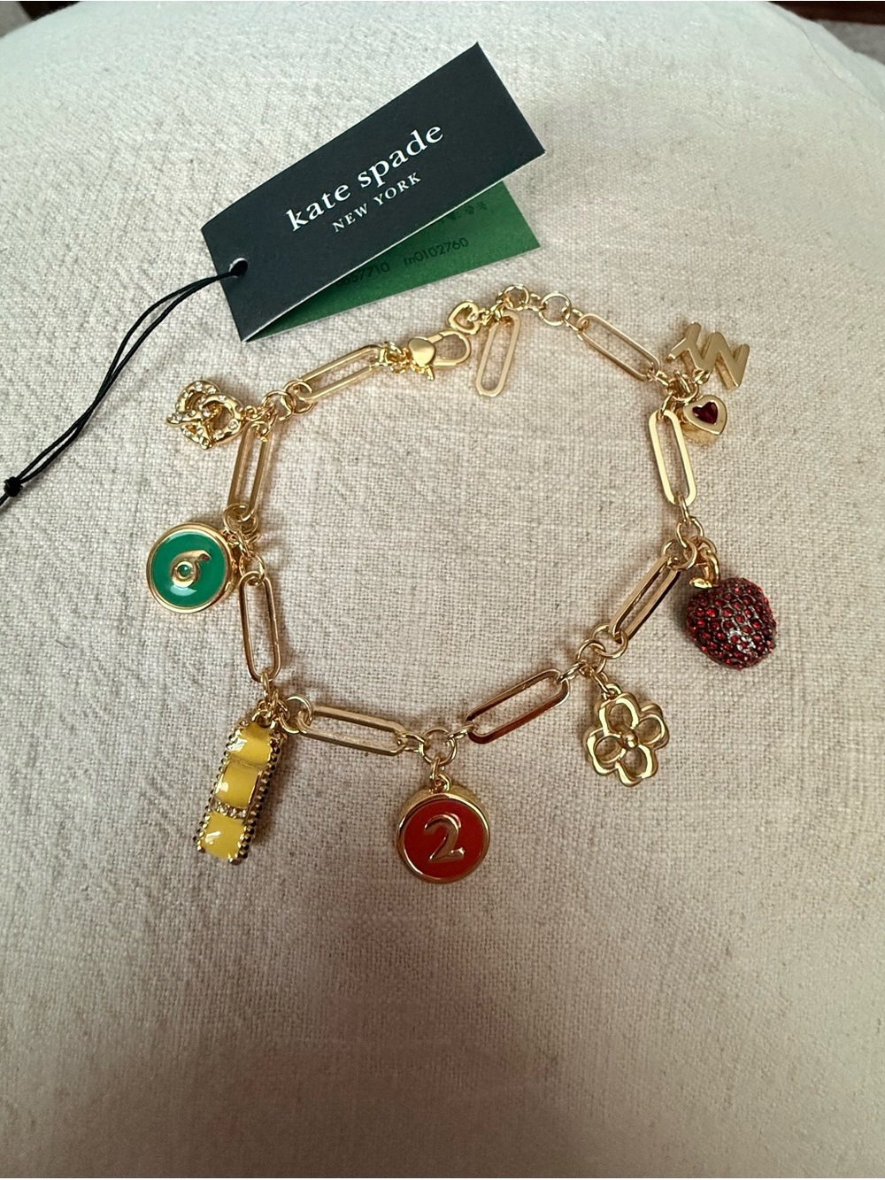 Kate Spade New York Minute Nyc Charm Bracelet NWT